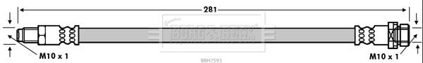 BORG & BECK Pidurivoolik BBH7593